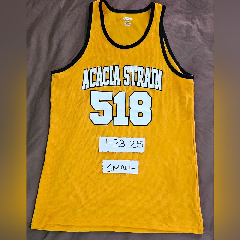 ACACIA STRAIN YELLOW FLOURISHING BASKETBALL JERSEY